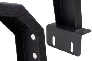 Toyota Tacoma Truck Bed Rack - Fishbone Offroad - Half Height Tackle Rack - Black - `16-`27